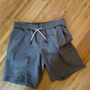 Boys Gray Cargo Shorts